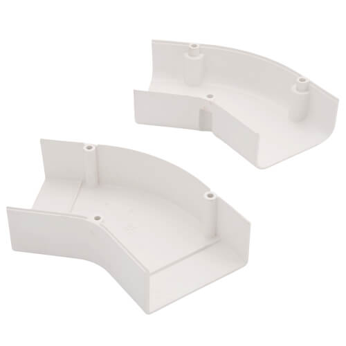 Main product image of 3" SpeediChannel 45-Degree Flat Bend (White)