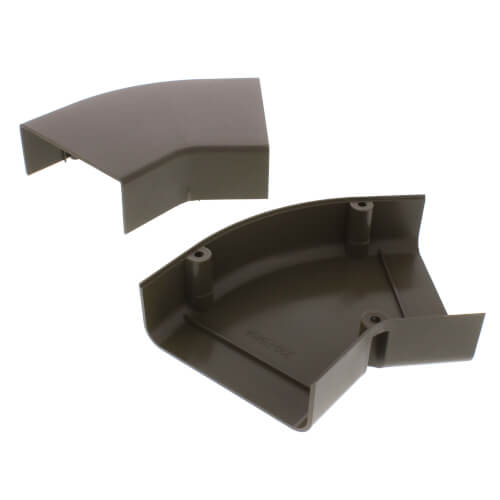 Main product image of 4" SpeediChannel 45-Degree Flat Bend (Brown)