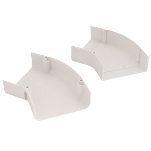 Main product image of 4" SpeediChannel 45-Degree Flat Bend (White)