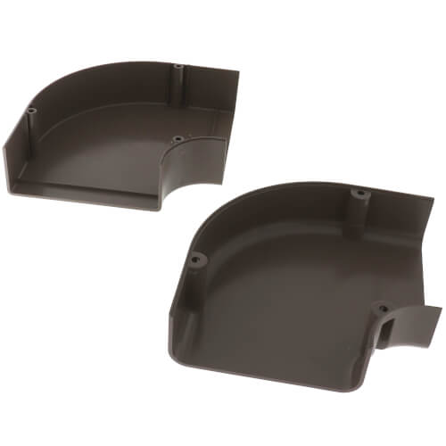 Main product image of 4" SpeediChannel 90-Degree Flat Bend (Brown)