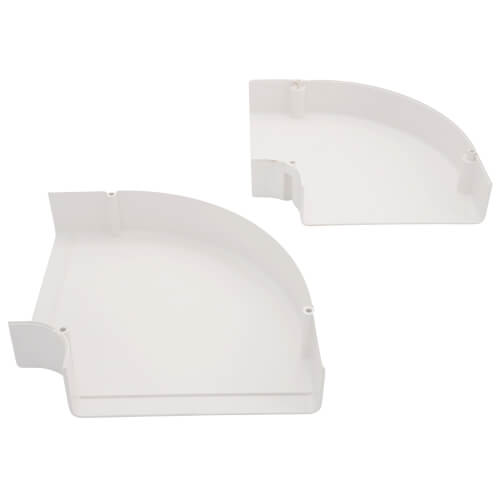 Main product image of 6" SpeediChannel 90-Degree Flat Bend (White)