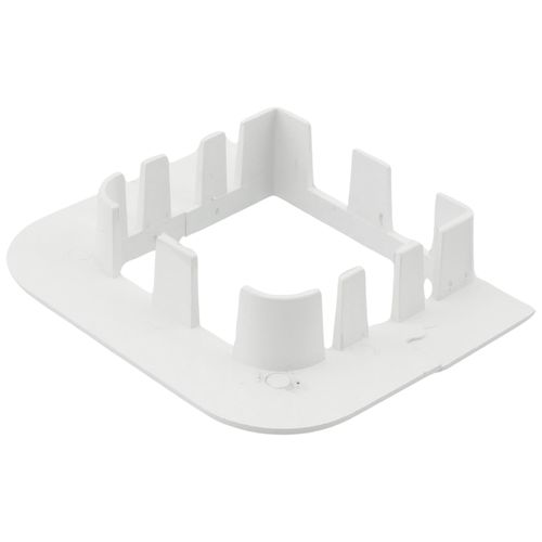 Main product image of 3" SpeediChannel Flat Wall Escutcheon (White)