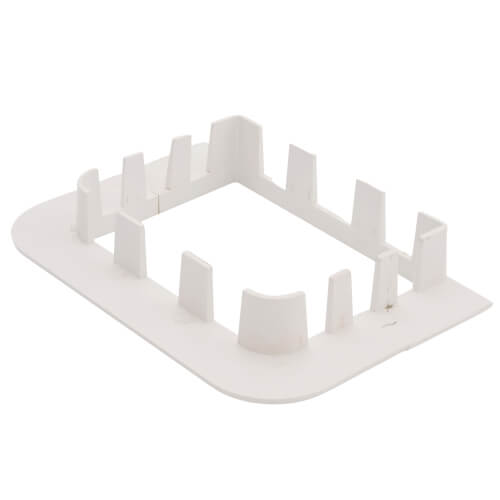 Main product image of 4" SpeediChannel Flat Wall Escutcheon (White)