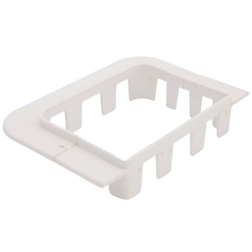 Main product image of 4" SpeediChannel Flat Wall Escutcheon (White)