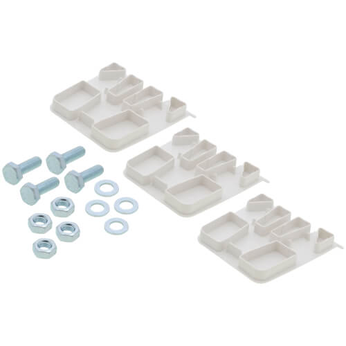 Main product image of 17" White Hef-T-Block Mounting Block (Pack of 2)