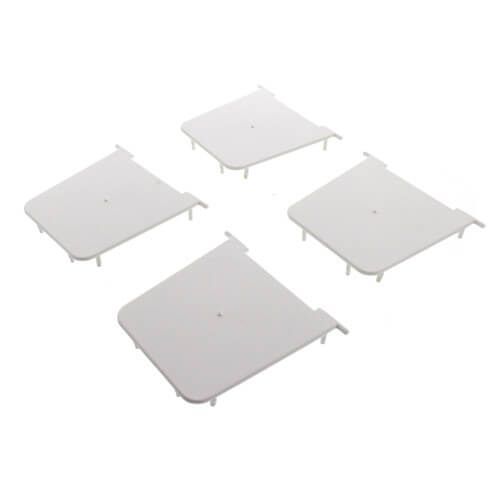 Main product image of White Hef-T-Block End Caps (Box of 100)