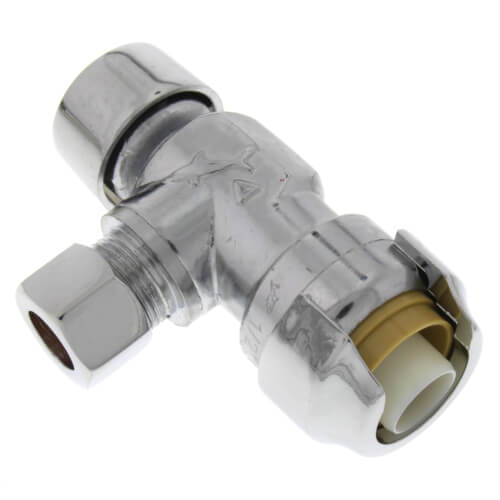 Main product image of 1/2" Sharkbite x 3/8" Comp Angle Stop (Lead Free)