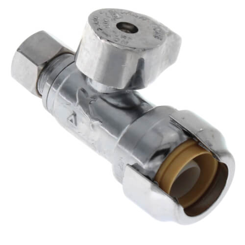 Main product image of 1/2" Sharkbite x 3/8" Compression Straight Stop (Lead Free)
