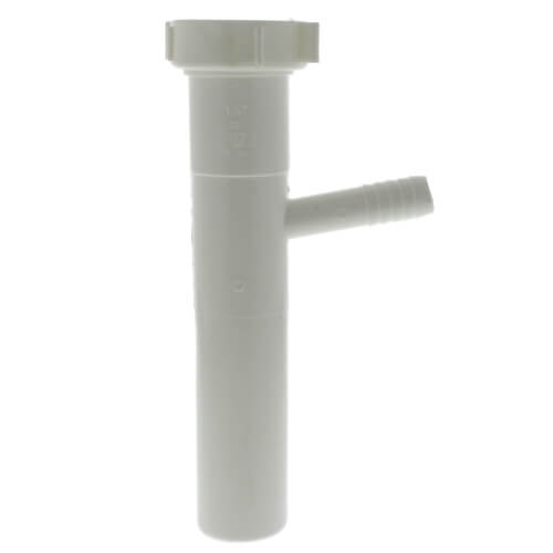 2312 Sioux Chief 2312 11/2" × 8" Plastic Dishwasher Tailpiece