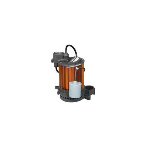 Main product image of 1/3 HP Auto Aluminum Pump w/ Wide-Angle Float Switch & Quick Disconnect - 115v - 10 ft Cord