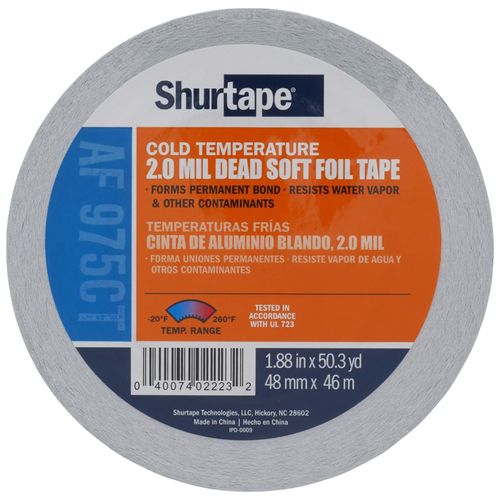 Main product image of AF 975CT Silver Cold Temperature Aluminum Foil Tape (2" x 150')