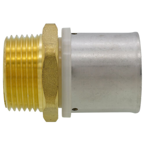 1" PEX-AL-PEX Press x 1" MNPT Adapter