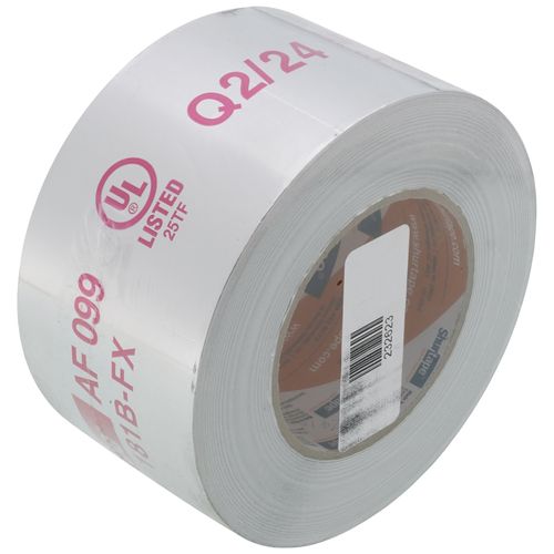 Main product image of AF 099 Silver Printed UL-181 Aluminum Foil Tape (3" x 180')