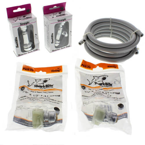 23388 SharkBite 23388 SharkBite Faucet Kit w/ Straight Stop