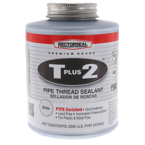 Main product image of RectorSeal T Plus 2 Pipe Thread Sealant (16 oz.)