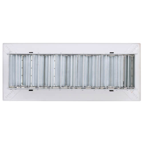 Main product image of 12" x 4" (Wall Opening Size) White Supply Register (92HVV Series)