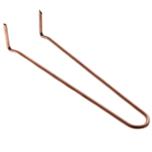 1/2" x 6" Copper Coated Pipe Hook