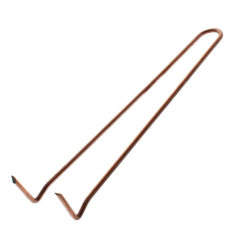Main product image of 1/2" x 8" Copper Coated Pipe Hook
