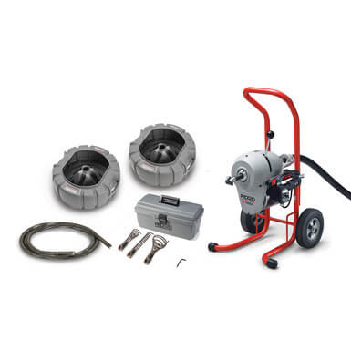 Main product image of K-1500A Sectional Machine (115V), (7) C-11 1-1/4" x 15' Standard All-Purpose Cables, (2) A-8 Cable Carriers, & 1-1/4" Tool Set