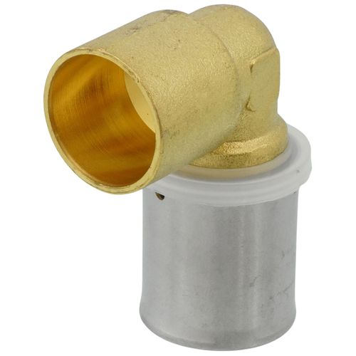 Main product image of 3/4" PEX-AL-PEX Press x 3/4" Copper Pipe Elbow
