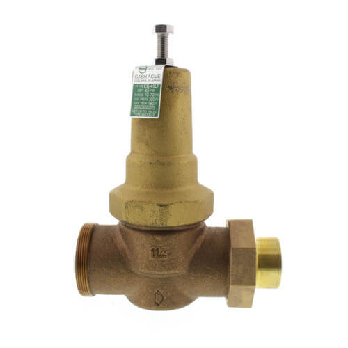 Main product image of 1-1/4" EB45 Single Union Sweat Pressure Regulating Valve, 45 PSI (Lead Free)