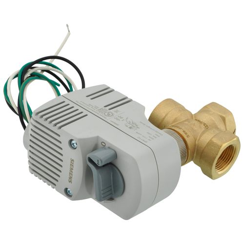 Main product image of 3/4" NPT 3-Way Diverting Zone Valve Fail AB-B Actuator, 4.1 Cv (120V)