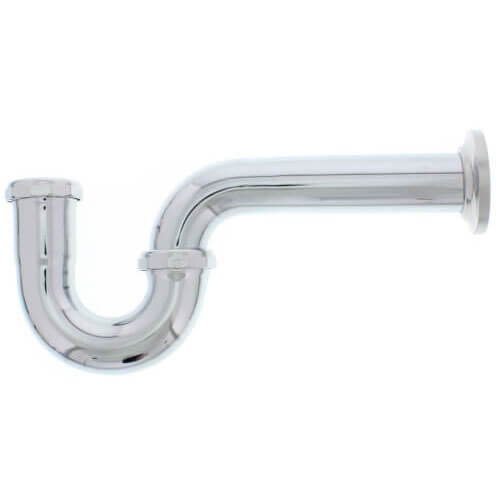 Main product image of 1-1/2" Rough Brass P-Trap, 22 GA L/CO