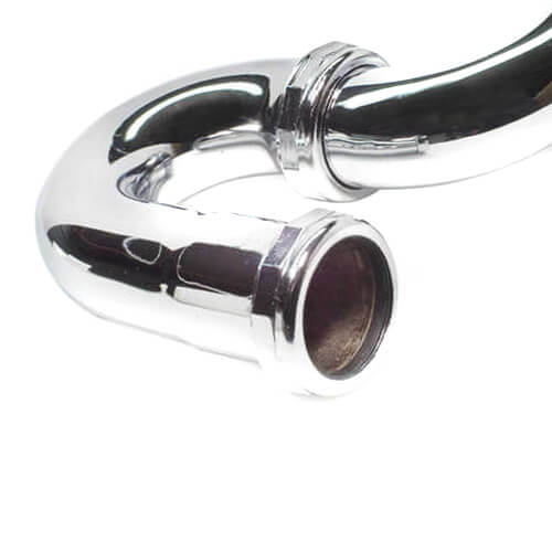 Main product image of 1-1/2" Chrome Plated Brass P-Trap, 17 GA L/CO