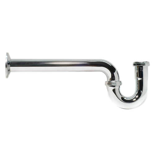 Main product image of 1-1/2" Chrome Plated Brass P-Trap, 17 GA L/CO