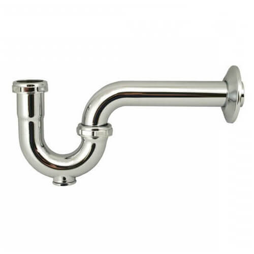 Main product image of 1-1/4" Chrome Plated Brass P-Trap, 17 GA W/CO