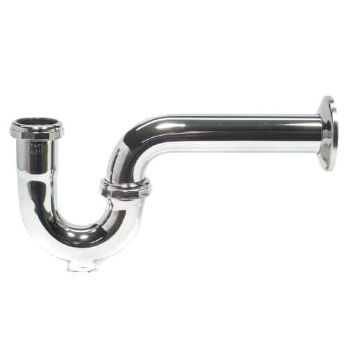 Main product image of 1-1/2" Chrome Plated Brass P-Trap, 17 GA W/CO