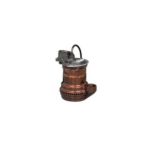 Main product image of 1/4 HP Manual Submersible Pump - 115v - 10 ft Cord, Cast Iron