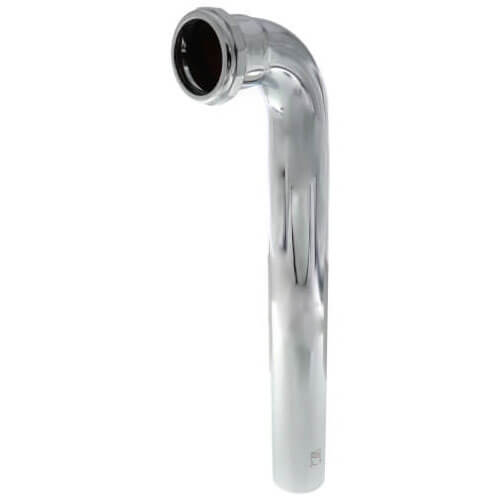 Main product image of 1-1/2" x 15" Chrome Plated Brass Slip Joint Waste Bend, 22 GA