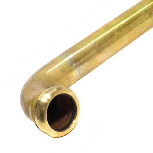 Main product image of 1-1/2" x 24" Rough Brass Slip Joint Waste Bend, 17 GA (HBN)