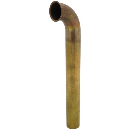 Main product image of 1-1/2" x 12", 17 GA, Rough Brass Quick Hook-up Waste Bend