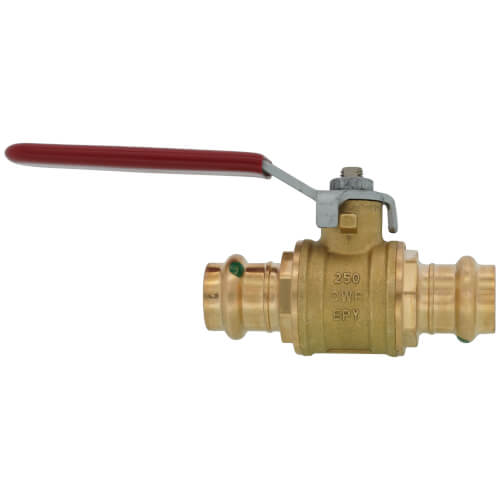 Main product image of 1/2" ProPress Bronze/Brass Full Port Ball Valve (Press x Press)
