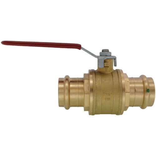 Main product image of 1-1/2" ProPress Bronze/Brass Full Port Ball Valve (Press x Press)