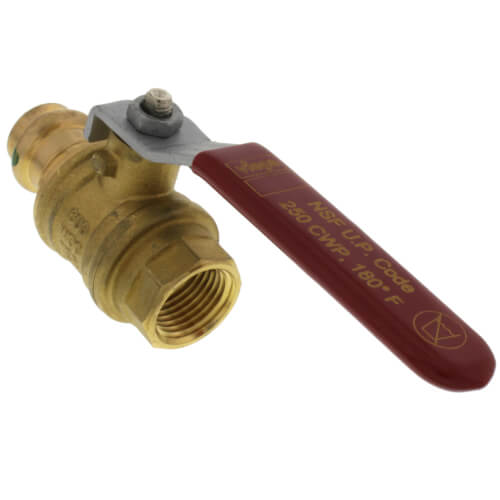 1/2" ProPress Bronze/Brass Full Port Ball Valve (Press x Female)