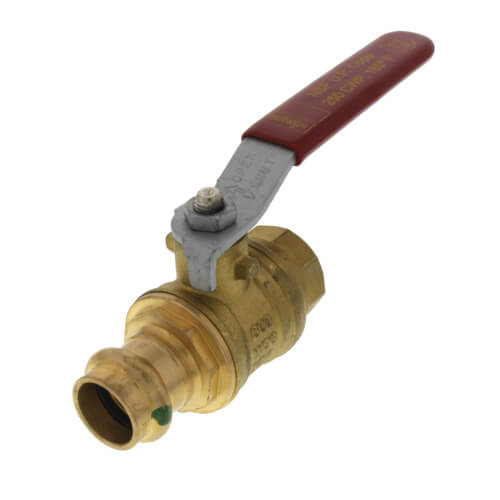 1/2" ProPress Bronze/Brass Full Port Ball Valve (Press x Female)