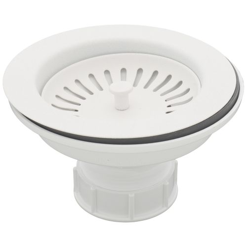 Main product image of Color-Coordinated Metal Basket Strainer (White)