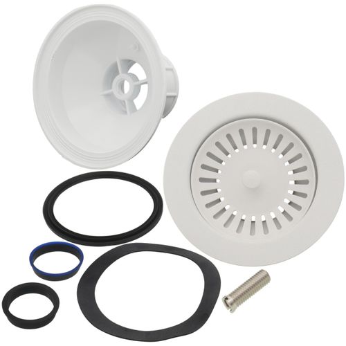 Main product image of Color-Coordinated Metal Basket Strainer (White)
