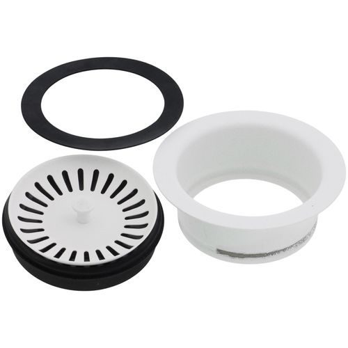 Main product image of Color-Coordinated Metal Disposal Flange (White)