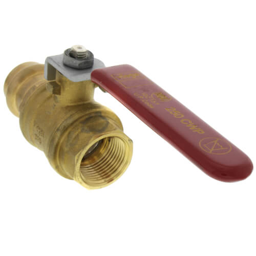 3/4" ProPress Bronze/Brass Full Port Ball Valve (Press x Female)