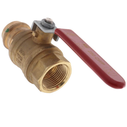 1" ProPress Bronze/Brass Full Port Ball Valve (Press x Female)