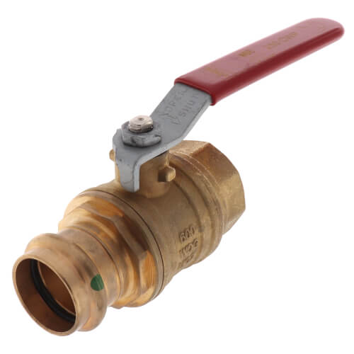 1" ProPress Bronze/Brass Full Port Ball Valve (Press x Female)