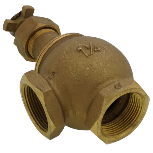 240T06LF MatcoNorca 240T06LF 11/4" Threaded Brass Angle Globe