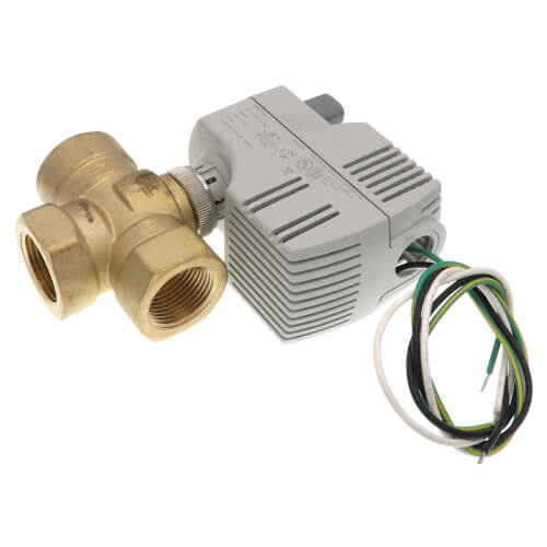 24100233 Siemens 24100233 1" NPT 3Way Diverting Zone Valve Fail