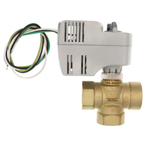 24100233 Siemens 24100233 1" NPT 3Way Diverting Zone Valve Fail