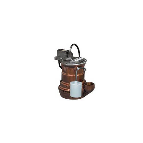 Main product image of 1/4 HP Automatic Submersible Pump w/ Wide-Angle Float Switch - 115v - 10 ft Cord