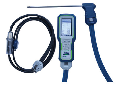 Main product image of PCA 400 Portable Combustion and Emissions Analyzer Kit, 12" Probe, 7.5 Ft Tubing (O2, CO)